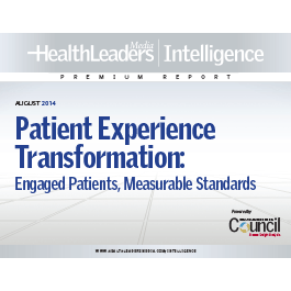 Patient Experience Transformation: Engaged Patients, Measurable Standards