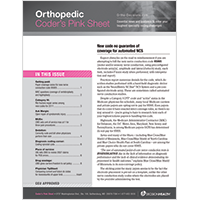 Orthopedic Coder’s Pink Sheet
